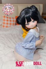 CroissantDoll(羊角社Doll) #B06 141cm 手描きメイク ビニール製のヘッド ホワイト肌 無邪気 同じ服購入可 アニメドール 新品 - 画像 (7)