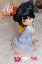 CroissantDoll(羊角社Doll) #B06 141cm 手描きメイク ビニール製のヘッド ホワイト肌 無邪気 同じ服購入可 アニメドール 新品 - 画像 (5)