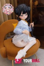 CroissantDoll(羊角社Doll) #B06 141cm 手描きメイク ビニール製のヘッド ホワイト肌 無邪気 同じ服購入可 アニメドール 新品 - 画像 (11)