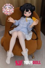 CroissantDoll(羊角社Doll) #B06 141cm 手描きメイク ビニール製のヘッド ホワイト肌 無邪気 同じ服購入可 アニメドール 新品 - 画像 (13)