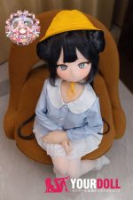 CroissantDoll(羊角社Doll) #B06 141cm 手描きメイク ビニール製のヘッド ホワイト肌 無邪気 同じ服購入可 アニメドール 新品 - 画像 (2)