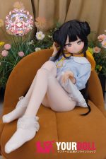 CroissantDoll(羊角社Doll) #B06 141cm 手描きメイク ビニール製のヘッド ホワイト肌 無邪気 同じ服購入可 アニメドール 新品 - 画像 (10)
