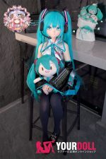 CroissantDoll(羊角社Doll) #B03 155cm デカールメイク ビニール製のヘッド ホワイト肌 愛嬌 コスプレ系 同じ服購入可 ラブドール - 画像 (2)