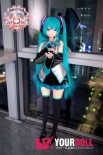 CroissantDoll(羊角社Doll) #B03 155cm デカールメイク ビニール製のヘッド ホワイト肌 愛嬌 コスプレ系 同じ服購入可 ラブドール - 画像 (5)