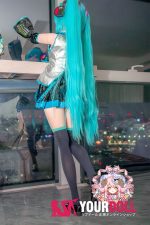 CroissantDoll(羊角社Doll) #B03 155cm デカールメイク ビニール製のヘッド ホワイト肌 愛嬌 コスプレ系 同じ服購入可 ラブドール - 画像 (6)