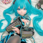 CroissantDoll(羊角社Doll) #B03 155cm デカールメイク ビニール製のヘッド ホワイト肌 愛嬌 コスプレ系 同じ服購入可 ラブドール