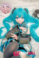 CroissantDoll(羊角社Doll) #B03 155cm デカールメイク ビニール製のヘッド ホワイト肌 愛嬌 コスプレ系 同じ服購入可 ラブドール