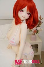 IROKEBIJIN Rio-A 120cm-ぽっちゃり Kカップ S-TPE製 ボディ選択可  White肌 赤面 エッチ ハート目 ラブドール - 画像 (2)