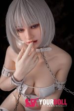JiuShengDoll Evana #83B 158cm Dカップ ノーマル肌 フルシリコン 顎機能付き クール系 エロ ラブドール