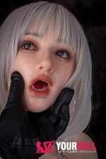JiuShengDoll Evana #83B 158cm Dカップ ノーマル肌 フルシリコン 顎機能付き クール系 エロ ラブドール - 画像 (28)