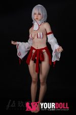 JiuShengDoll Kaiya #56B 156cm(軽量化) Bカップ フルシリコン 顎機能付き リアルな肌質感付き ノーマル肌 巫女 エッチ ラブドール - 画像 (24)