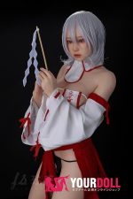 JiuShengDoll Kaiya #56B 156cm(軽量化) Bカップ フルシリコン 顎機能付き リアルな肌質感付き ノーマル肌 巫女 エッチ ラブドール - 画像 (16)