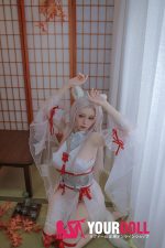 JiuShengDoll Yume #38C 152cm Eカップ フルシリコン 顎機能追加可 ノーマル肌 女狐 魅惑 巨乳 ラブドール - 画像 (23)