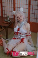 JiuShengDoll Yume #38C 152cm Eカップ フルシリコン 顎機能追加可 ノーマル肌 女狐 魅惑 巨乳 ラブドール - 画像 (14)