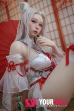JiuShengDoll Yume #38C 152cm Eカップ フルシリコン 顎機能追加可 ノーマル肌 女狐 魅惑 巨乳 ラブドール