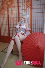 JiuShengDoll Yume #38C 152cm Eカップ フルシリコン 顎機能追加可 ノーマル肌 女狐 魅惑 巨乳 ラブドール - 画像 (24)