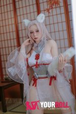 JiuShengDoll Yume #38C 152cm Eカップ フルシリコン 顎機能追加可 ノーマル肌 女狐 魅惑 巨乳 ラブドール - 画像 (17)