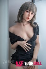 JiuShengDoll Coco #2C 156cm(軽量化) Bカップ フルシリコン 顎機能付き リアルな肌質感付き ノーマル肌 魅惑 美人 ラブドール - 画像 (5)