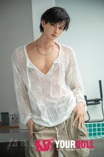 JiuShengDoll Gavin #2M 180cm(軽量化) ノーマル肌 フルシリコン 美男子 細マッチョ イケメン 男性型ラブドール - 画像 (4)