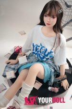 Momo 琴音(ことね) 150cm MHS054A-A Cカップ シリコンヘッド+TPEボディ ノーマル肌 等身大 美乳 ラブドール 新品 - 画像 (6)