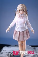 Otaku Doll 52cm 1.8KG 1穴あり ビニール製のヘッド+シリコンボディ 画像通りの下着付き 服追加可 エルフ耳 オッドアイ オナホール - 画像 (12)