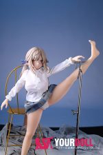 Otaku Doll 52cm 1.8KG 1穴あり ビニール製のヘッド+シリコンボディ 画像通りの下着付き 服追加可 エルフ耳 オッドアイ オナホール - 画像 (13)