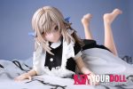 Otaku Doll 52cm 1.8KG 1穴あり ビニール製のヘッド+シリコンボディ 画像通りの下着付き 服追加可 エルフ耳 オッドアイ オナホール - 画像 (14)