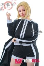 Sankaku Doll 緒珠(Tsugumi) 155cm Gカップ ホワイト肌 肉感的 巨乳 巨尻 ブロンド ラブドール - 画像 (9)