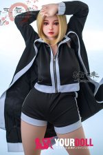 Sankaku Doll 緒珠(Tsugumi) 155cm Gカップ ホワイト肌 肉感的 巨乳 巨尻 ブロンド ラブドール - 画像 (4)