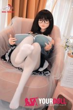 DOLLSENIOR 弥耶(Miye) 148cm Dカップ ノーマル肌 顎機能追加可 フルシリコン ボディ選択可 眼鏡娘 楚々 ラブドール - 画像 (11)