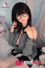 DOLLSENIOR 弥耶(Miye) 148cm Dカップ ノーマル肌 顎機能追加可 フルシリコン ボディ選択可 眼鏡娘 楚々 ラブドール - 画像 (4)