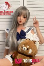 DOLLSENIOR 萌音(Mengyin) 148cm Dカップ フルシリコン ノーマル肌 顎機能追加可 愛嬌 リアル彼女 ラブドール - 画像 (5)