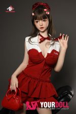DOLLSENIOR 萌音(Mengyin) 163cm Eカップ ノーマル肌 フルシリコン 顎機能付き 愛嬌 巨乳 ラブドール - 画像 (5)