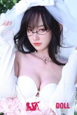 DOLLSENIOR 舞雪(Wuxue) 165cm Bカップ リアルな肌質感付き ノーマル肌 フルシリコン 顎機能付き ブライド 花嫁 綺麗 ラブドール