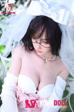 DOLLSENIOR 舞雪(Wuxue) 165cm Bカップ リアルな肌質感付き ノーマル肌 フルシリコン 顎機能付き ブライド 花嫁 綺麗 ラブドール - 画像 (7)