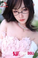 DOLLSENIOR 舞雪(Wuxue) 165cm Bカップ リアルな肌質感付き ノーマル肌 フルシリコン 顎機能付き ブライド 花嫁 綺麗 ラブドール - 画像 (3)