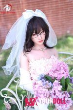 DOLLSENIOR 舞雪(Wuxue) 165cm Bカップ リアルな肌質感付き ノーマル肌 フルシリコン 顎機能付き ブライド 花嫁 綺麗 ラブドール - 画像 (12)