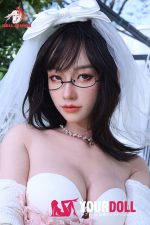 DOLLSENIOR 舞雪(Wuxue) 165cm Bカップ リアルな肌質感付き ノーマル肌 フルシリコン 顎機能付き ブライド 花嫁 綺麗 ラブドール - 画像 (4)