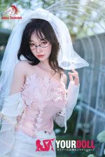 DOLLSENIOR 舞雪(Wuxue) 165cm Bカップ リアルな肌質感付き ノーマル肌 フルシリコン 顎機能付き ブライド 花嫁 綺麗 ラブドール - 画像 (9)