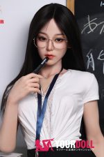 DOLLSENIOR 颂英(Songying) 165cm Bカップ リアルな肌質感付き ノーマル肌 フルシリコン 顎機能付き 女教師 色気 ラブドール