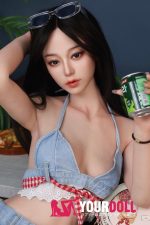 DOLLSENIOR 颂英(Songying) 165cm Bカップ リアルな肌質感付き ノーマル肌 フルシリコン 顎機能付き 美人 魅惑 アジア系 ラブドール