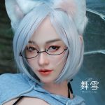 DOLLSENIOR 舞雪(Wuxue) 165cm Bカップ リアルな肌質感付き ノーマル肌 フルシリコン 顎機能付き 猫系彼女 ラブドール