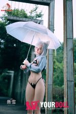 DOLLSENIOR 舞雪(Wuxue) 165cm Bカップ リアルな肌質感付き ノーマル肌 フルシリコン 顎機能付き 猫系彼女 ラブドール - 画像 (26)