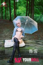 DOLLSENIOR 舞雪(Wuxue) 165cm Bカップ リアルな肌質感付き ノーマル肌 フルシリコン 顎機能付き 猫系彼女 ラブドール - 画像 (12)