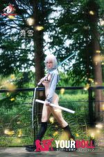 DOLLSENIOR 舞雪(Wuxue) 165cm Bカップ リアルな肌質感付き ノーマル肌 フルシリコン 顎機能付き 猫系彼女 ラブドール - 画像 (11)