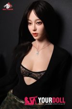 DOLLSENIOR 颂英(Songying) 165cm Bカップ リアルな肌質感付き ノーマル肌 フルシリコン 顎機能付き 等身大 ほくろ ラブドール - 画像 (4)