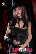 DOLLSENIOR 舞雪(Wuxue) 165cm Bカップ リアルな肌質感付き ノーマル肌 フルシリコン 顎機能付き 魔女 貧乳 ラブドール - 画像 (3)