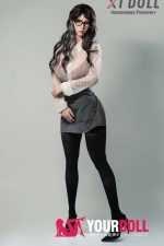 XTDOLL Lucy XT-bys9 165cm Eカップ ノーマル肌 フルシリコン 顎機能追加可 美人OL 眼鏡娘 巨乳 色気 ラブドール 新品 - 画像 (15)