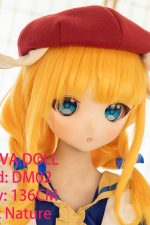 GUAVADOLL DM02 136cm AAカップ ノーマル肌 手描きメイク ビニール製のヘッド 可愛い お嬢ちゃん アニメドール - 画像 (8)