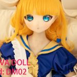 GUAVADOLL DM02 136cm AAカップ ノーマル肌 手描きメイク ビニール製のヘッド 可愛い お嬢ちゃん アニメドール